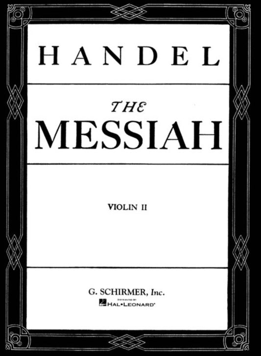 Messiah Oratorio 1741 Violin 2 Part