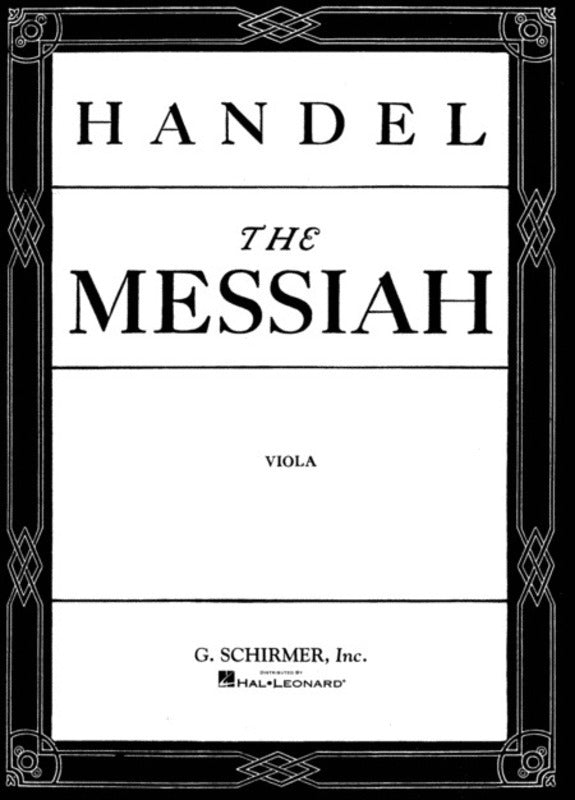Messiah Oratorio 1741 Viola Part