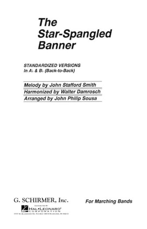 The Star Spangled Banner Mb Sc/Pts Score/Parts