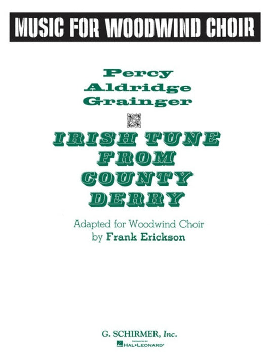Schirmer - Irish Tune From County Derry Woodwind Choir Score/Parts