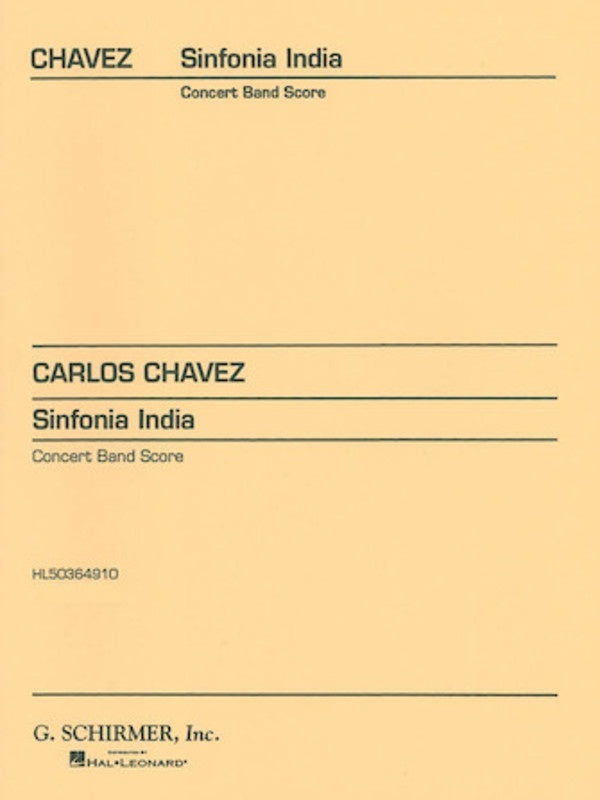 Chavez - Sinfonia India Cb Full Score Score