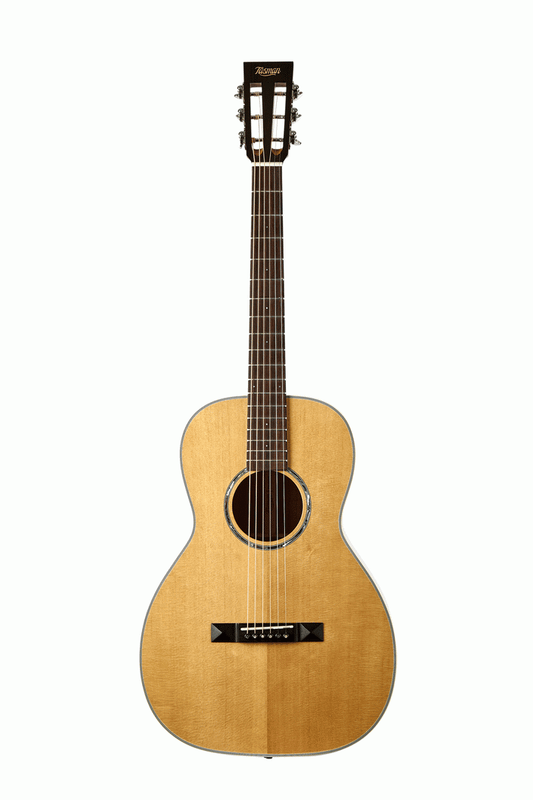 Tasman TA100P Parlour Acoustic With Hard Case