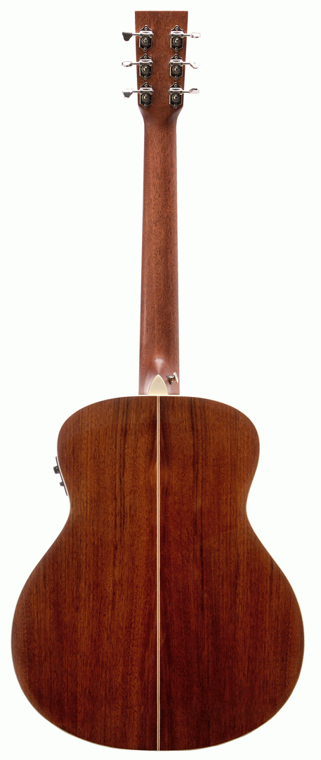 Tasman TA100M-EL Left Handed Mini Jumbo Acoustic Electric With Premium Hard Case — view 3