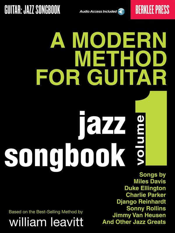 Modern Method for Guitar: Jazz Songbook — Book & Online Audio (Berklee Methods)