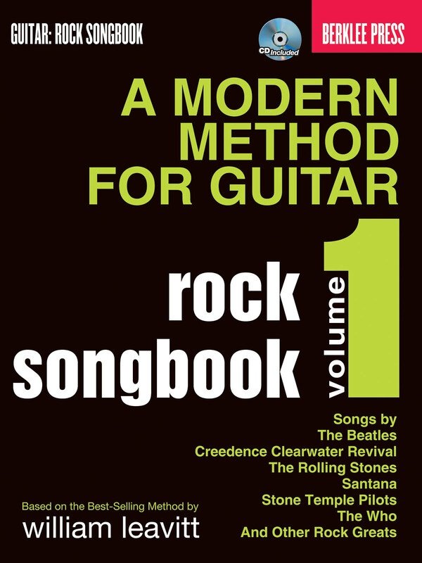 A Modern Method for Guitar: Rock Songbook — Book & CD (Berklee Press)