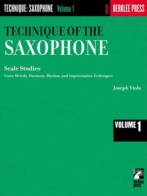 Technique Of The Sax Vol 1 Scale Studies (Berklee Press)