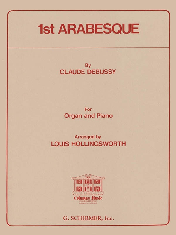 Debussy Arabesque N.1 Organ and Piano