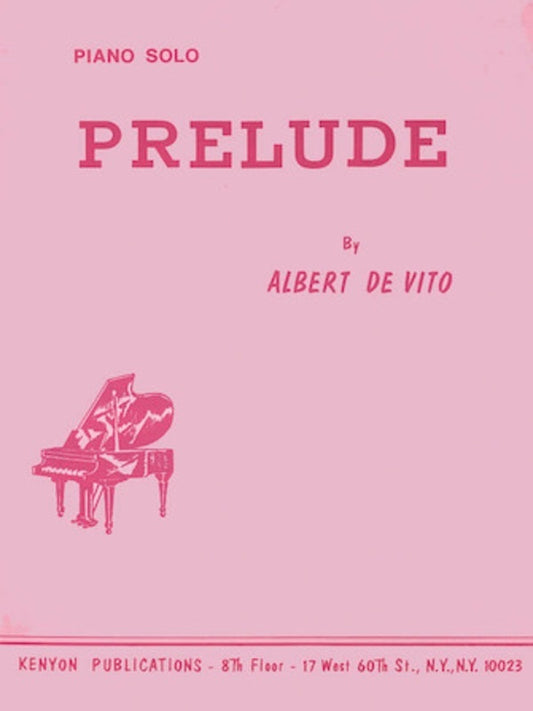 De Vito - Prelude For Piano Solo Softcover Book (Piano)