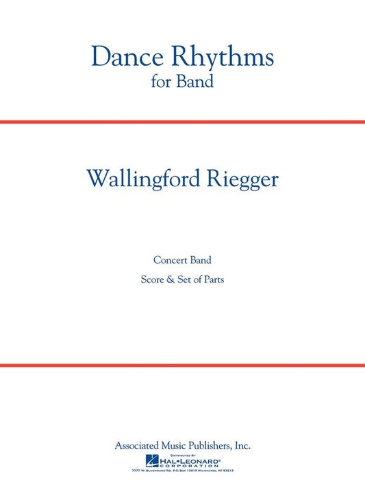 Dance Rhythms For Band Op 58 Concert Band 5 Score/Parts