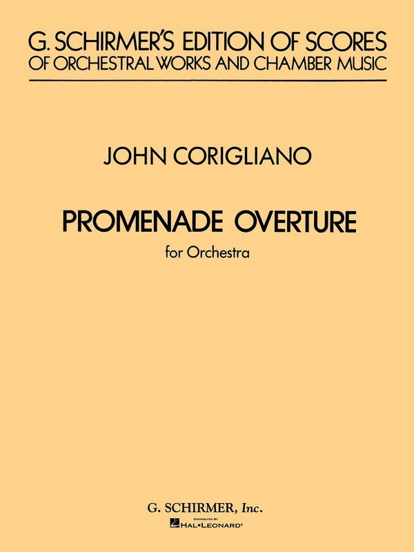 Schirmer - Corigliano - Promenade Overture Orchestra Full Score
