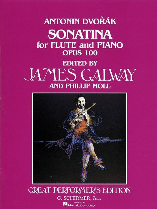 Dvorak Sonatina Op 100 for Flute and Piano - G. Schirmer Edition, 36 Pages