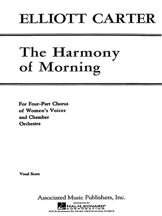 Harmony Of Morning SSAA/Piano Vocal Score