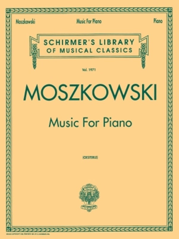 Moszkowski - Music For Piano (Softcover Book)