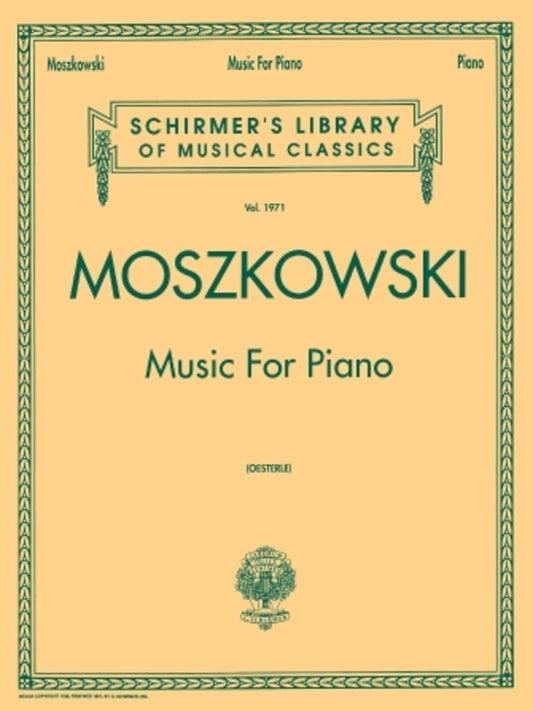Moszkowski - Music For Piano (Softcover Book)