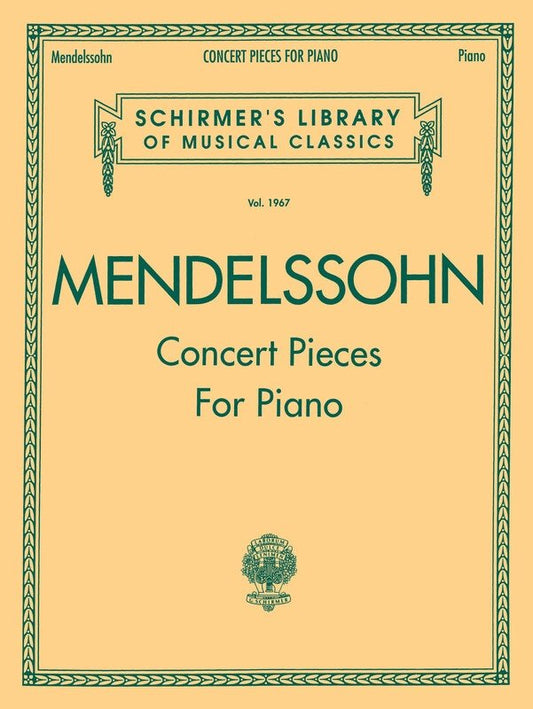 Mendelssohn - Concert Pieces For Piano (Softcover Book)