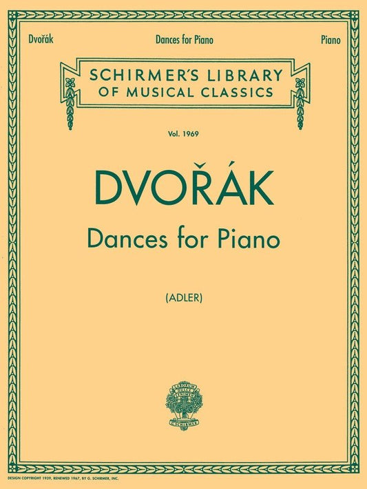 Dvorak Dances For Piano Lib.1969
