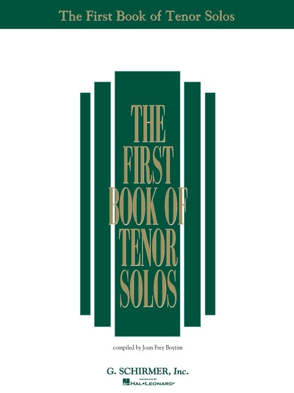 Schirmer - First Book Of Tenor Solos