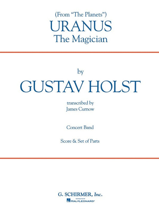 Schirmer - Holst - Uranus The Magician Concert Band 4-5 Full Score
