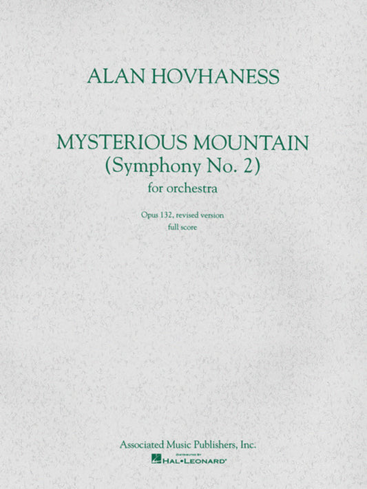 Hovhaness - Mysterious Mountain Orch Full Score