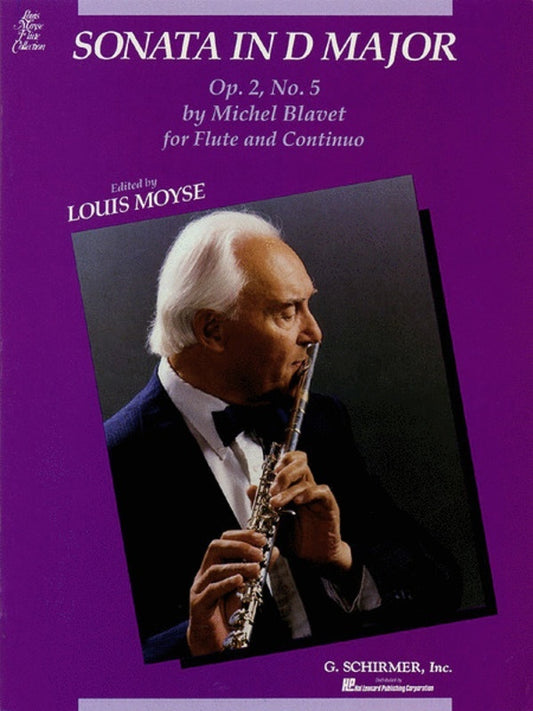 Blavet Sonata D Op 2 No.5 Flute/Piano(Moys