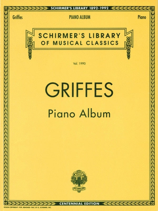 Griffes Piano Album Lib.1990