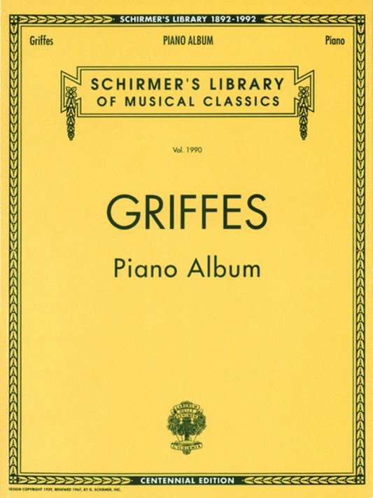 Griffes Piano Album Lib.1990