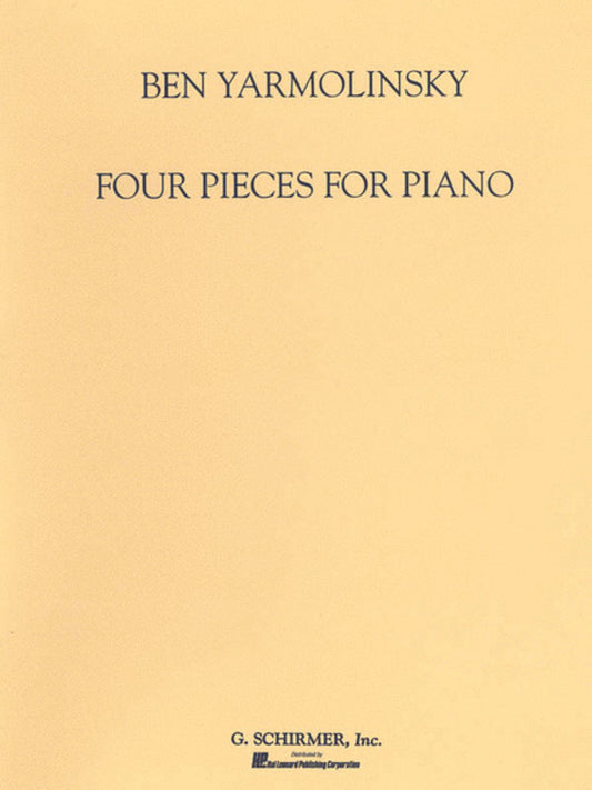 Yarmolinsky 4 Pieces For Piano