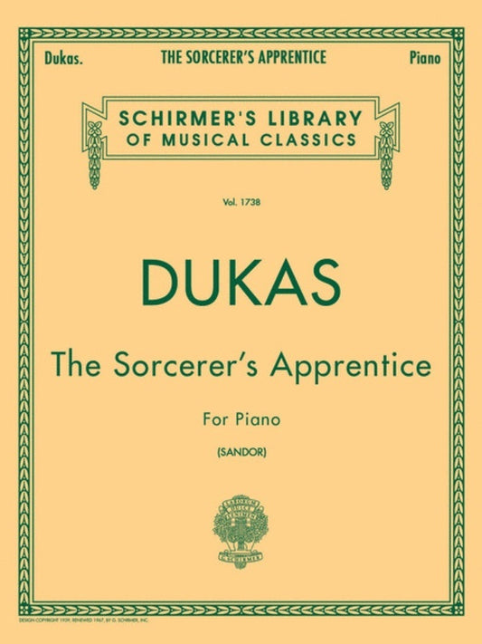 Dukas Sorcerers Appr. Piano Lib.1738