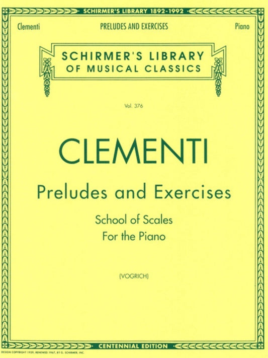 Clementi Prel/Exer. Piano Lib.376