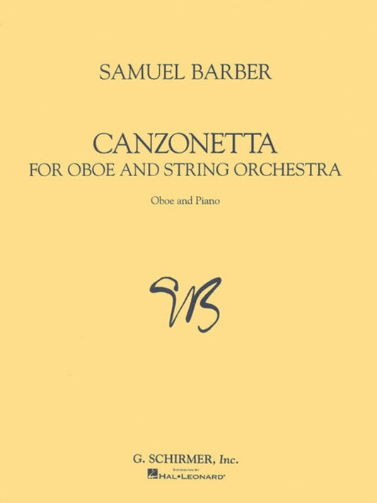 Barber Canzonetta Oboe and Piano