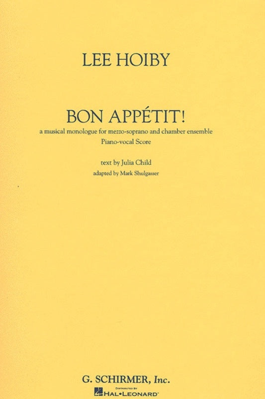 Schirmer - Hoiby - Bon Appetit For Mezzo Soprano/Piano