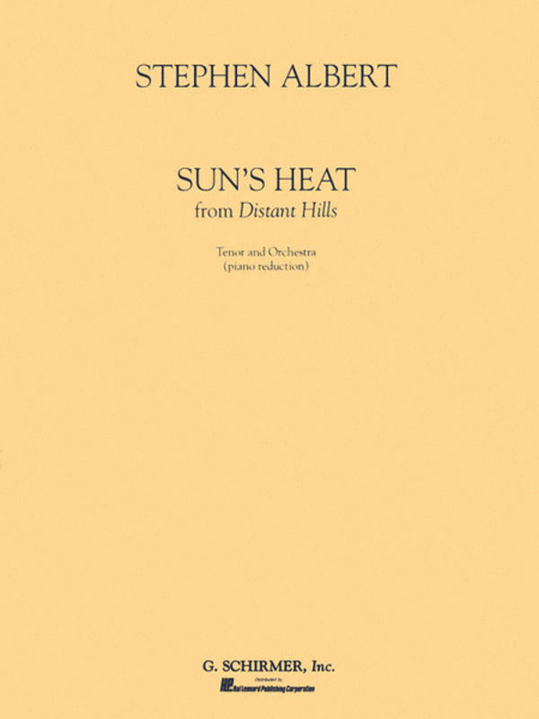 Schirmer - Albert - Suns Heat For Tenor/Piano