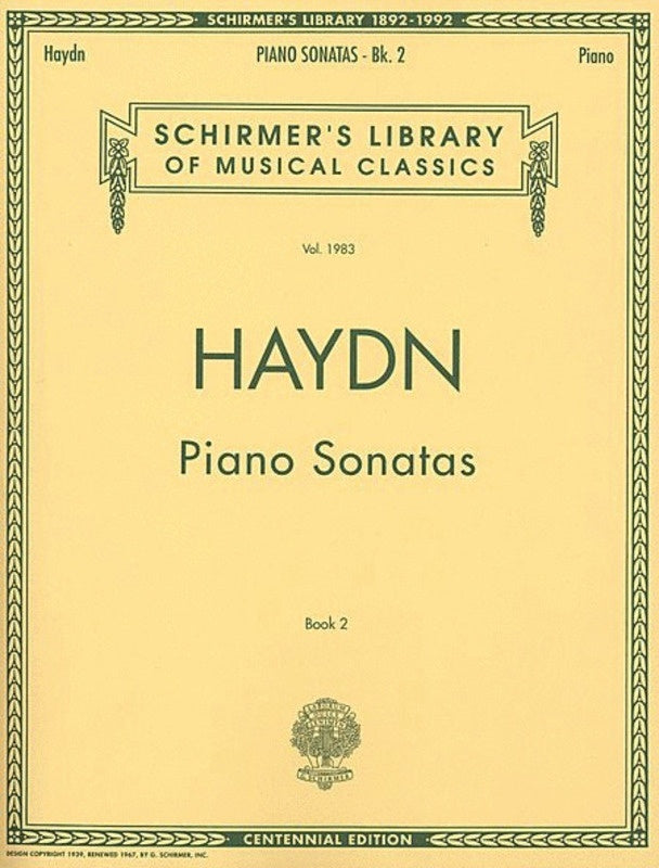 Haydn Piano Sonatas 2(30-52)Lib.1983