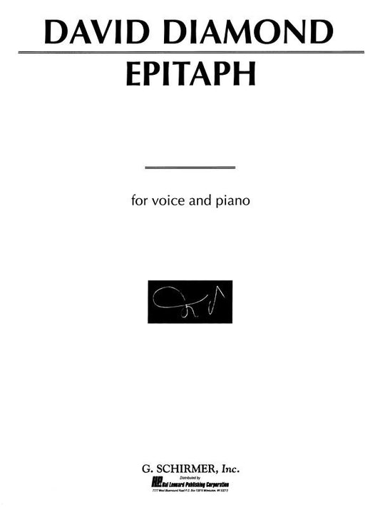 Diamond Epitaph Voice and Piano