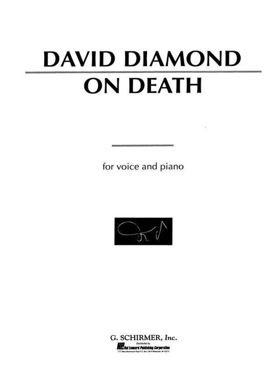 Diamond On Death Voice and Piano