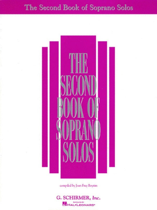 Schirmer - Second Book Of Soprano Solos