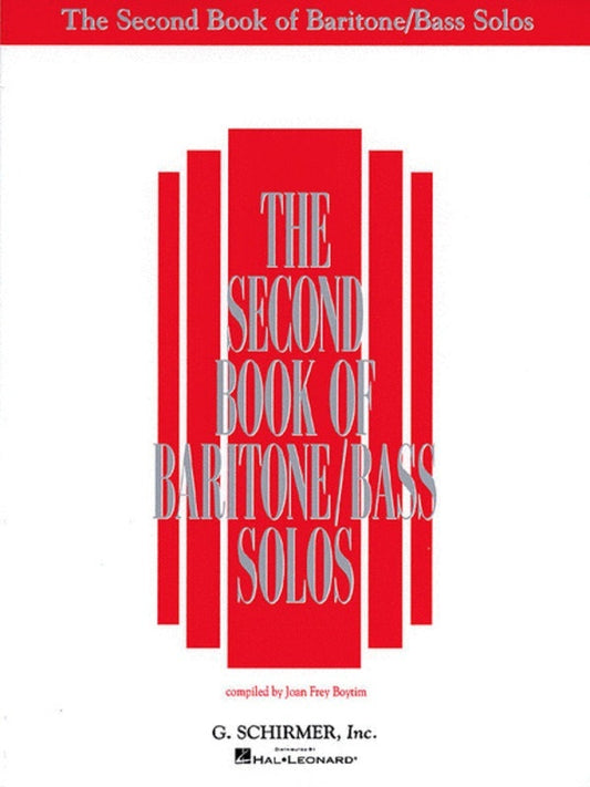 Schirmer - Second Book Of Baritone/Bass Solos