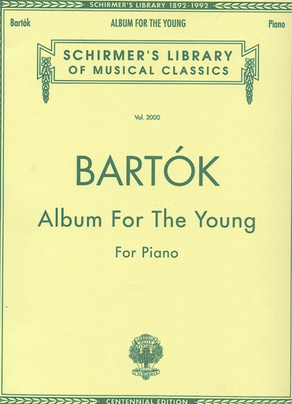 Bartok Album For Young Lib.2000 Piano