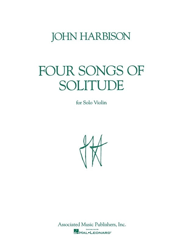 Harbison 4 Songs Of Solitude Violin