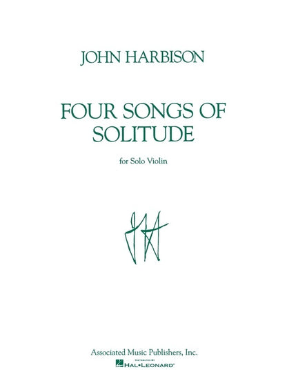 Harbison 4 Songs Of Solitude Violin — view 2