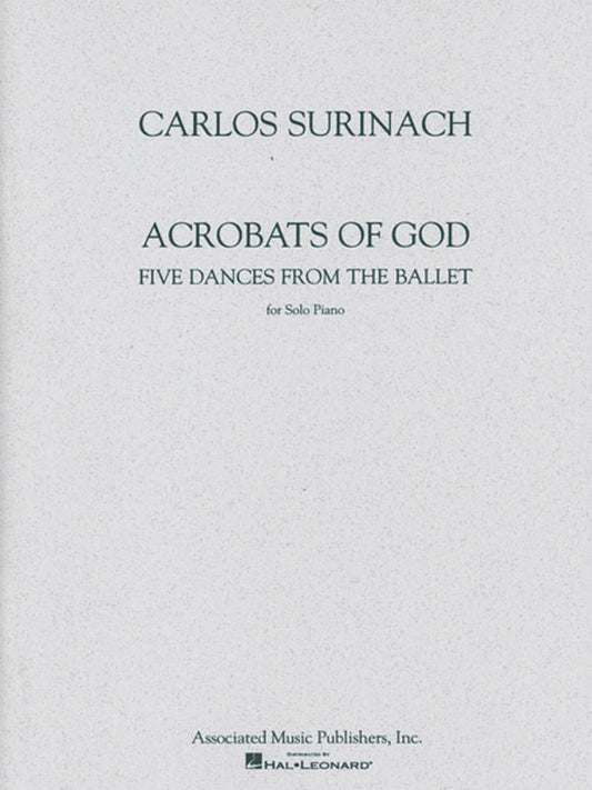 Surinach Acrobats Of God Piano Solo