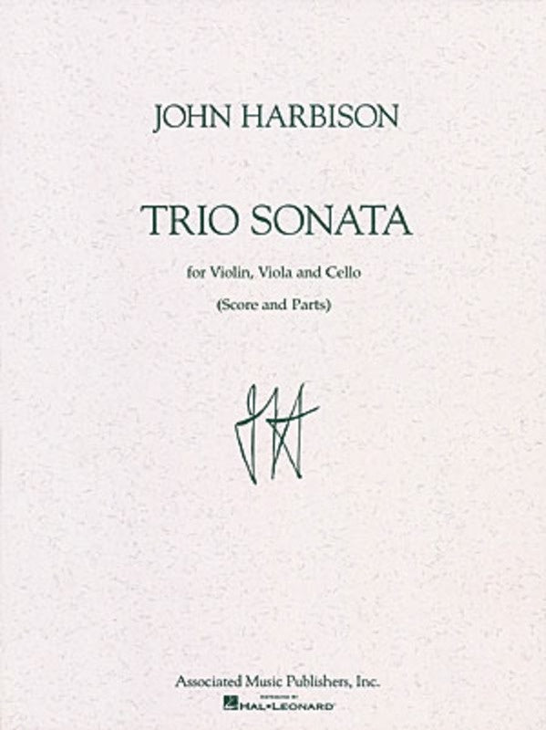 Harbison Trio Sonata Violinvlacel. Score/Parts