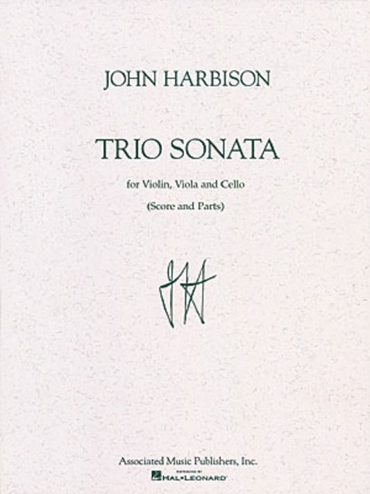 Harbison Trio Sonata Violinvlacel. Score/Parts
