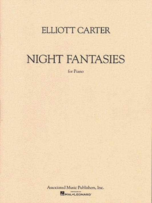 Carter Night Fantasies Piano Solo