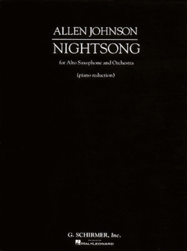 Johnson Nightsong Alto Sax and Piano