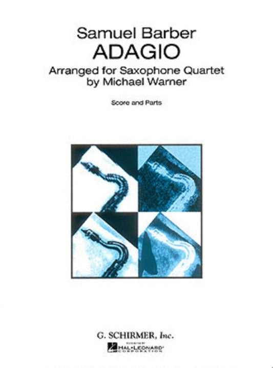 Barber Adagio For Sax Quartet Score/Parts