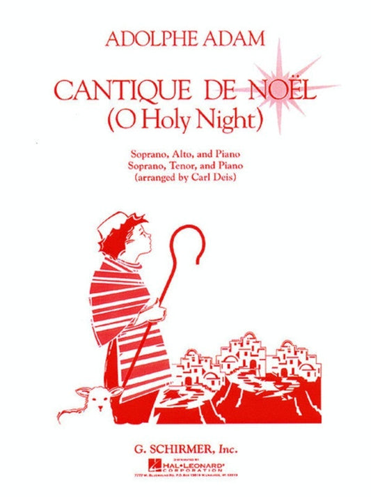 Adam Cantique De Noel Sopranoaltopiano