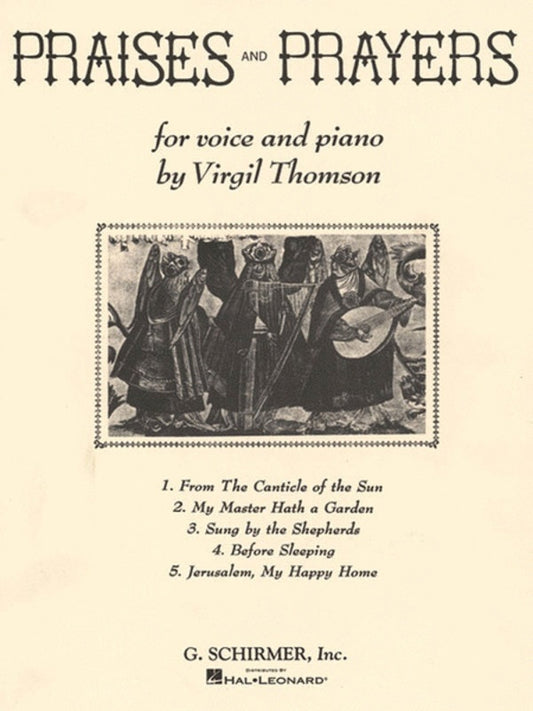 Thomson Praises/Prayers Med.Voice/Piano