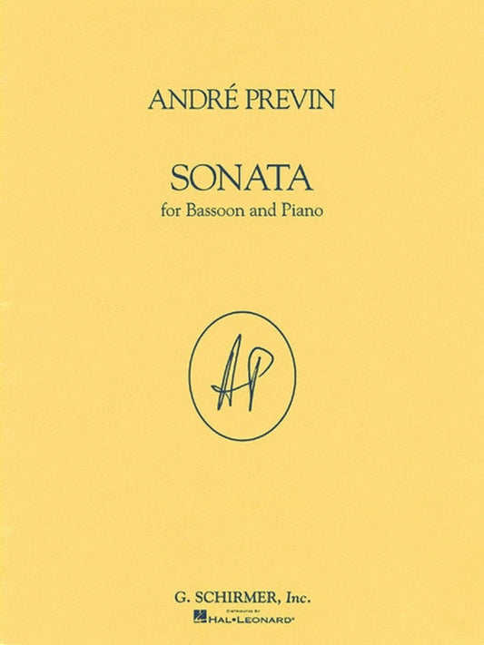 Previn Sonata Bassoon/Piano