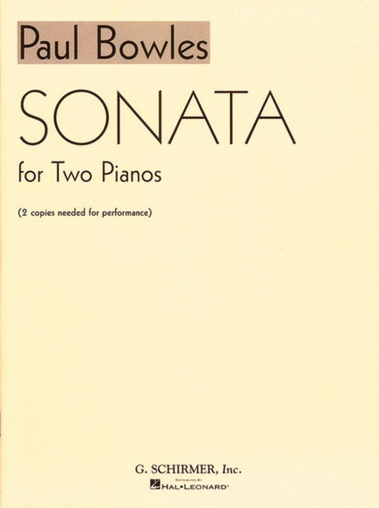Bowles Sonata 2 Pianos